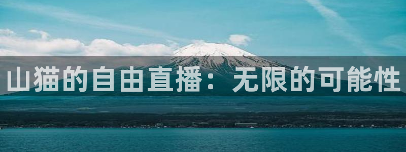 足球直播球神：山猫的自由直播：无限的可能性